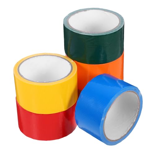 JECOMPRIS 6 Rollen Farbiges Klebeband Süßes Klebeband Dekoratives Klebeband Farben Von Klebeband Bastelband Klebeband Strapazierfähig Wasserdicht Klebeband-multipack Klebeband Multi Stoff von JECOMPRIS