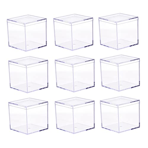 JECOMPRIS 9 Stück Transparente Schmuckschatullen Aus Tragbare Schmuckaufbewahrungsboxen Für Den Haushalt Für Schmuck Und Accessoires Organizer Set von JECOMPRIS