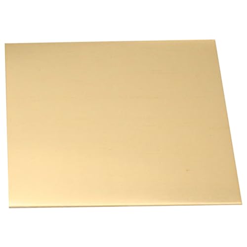 JECOMPRIS Blech Messingplatte metallische Karte goldenes Geschenkpapier Lametta Fransen Glitzerkarton Goldfolie Bastelfolie Vergoldung Kupferplatten für Schmuck Kupferplatten für DIY-Schmuck von JECOMPRIS