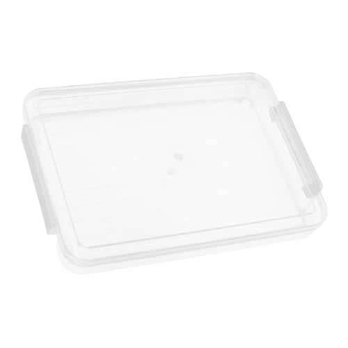 JECOMPRIS Kasten Aktenbox aktenordner Archivbox bürobedarf ordnerbox Dokumentenbox Büromaterialhalter für Scrapbook-Papier Dokumentenhalter Acryl Transparent von JECOMPRIS