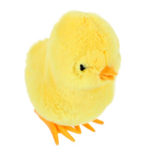 JECOMPRIS Plüsch Hühner Uhrwerk Aufziehbares Springendes Küken für Niedliches Tier für Ostergeschenke und Spielspaß für Kleine Hände JECOMPRIS Plüsch Hühner Uhrwerk Aufziehbares Springendes Küken für Niedliches Tier für Ostergeschenke und Spielspaß für Kleine Hände von JECOMPRIS