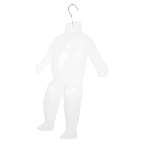 Kleiderbügel Kleidungsständer Kleidung Display Mannequin mit Armen Beinen Kleidung Aussteller kleiderständer Kleiderform Kinderkostüm Puppe Plastik Transparent JECOMPRIS von JECOMPRIS