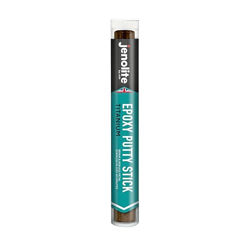 JENOLITE Epoxidharz-Putty Stick Titanstahl – 17,8 cm (112 g) Reparatur und Wiederaufbau aller Metalle von JENOLITE