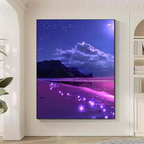 Ozean Diamond Painting XXL Strand Diamond Art Bilder Erwachsene Dimond Painting Kinder Mosaikherstellung Stickerei Kreuzstich Malerei Kits Basteln für Erwachsene Wanddeko, Geschenke 80x100CM J-X Ozean Diamond Painting XXL Strand Diamond Art Bilder Erwachsene Dimond Painting Kinder Mosaikherstellung Stickerei Kreuzstich Malerei Kits Basteln für Erwachsene Wanddeko, Geschenke 80x100CM J-X von JEPGFOU