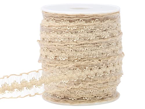 JESEP YONG 22,7 m khakifarbene Doppel-Rüschen-Organza-Bordüre, elastischer Spitzenbesatz, Stretch-Spitzenband, Kleidung und Kleidung für DIY-Stirnband, Kleidung, Nähen, Verzierung JESEP YONG 22,7 m khakifarbene Doppel-Rüschen-Organza-Bordüre, elastischer Spitzenbesatz, Stretch-Spitzenband, Kleidung und Kleidung für DIY-Stirnband, Kleidung, Nähen, Verzierung von JESEP YONG