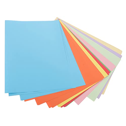 50 Blatt A4-Origami farbiges Papier für Kinder Faltpapier für Studenten japanisches Faltpapier Bastelfaltpapier Bausatz zum Falten von Papier Kopierpapier DIY-Papier Origami-Papier JEWEDECO von JEWEDECO