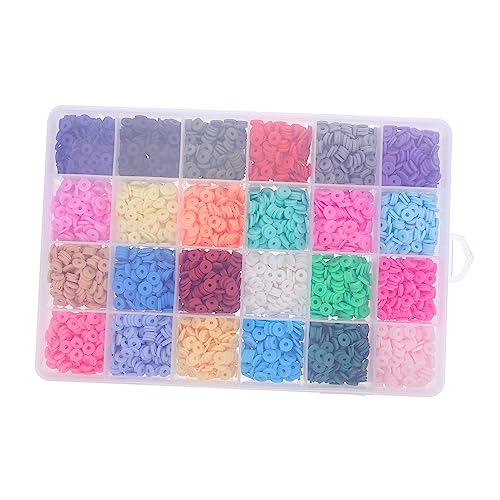 JEWEDECO 1 Box Polymer Ton Perlen Bunte Bastelperlen Für DIY Schmuckherstellung Und Abstandshalter Ideal Für Armbänder Halsketten Und Ohrringe Verschiedenen von JEWEDECO