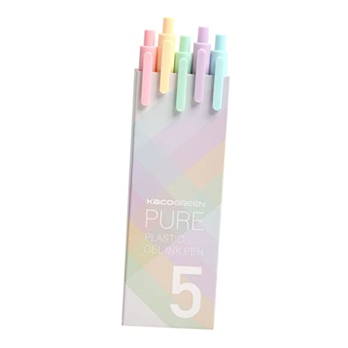 JEWEDECO 1 Gel Stift kugelschreiber gelstifte grusskarte statiko schreibkladde Neuheit Stifte für Tinte Neuheit-Stifte farbige Stifte Pastell Schreibstift Gelschreiber fürs Büro Plastik von JEWEDECO