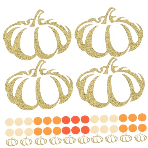 JEWEDECO 1 Pailletten-Konfetti-Dekor thanksgiving dekoration thanksgiving decoration geschenkpaket Konfetti für das neue Jahr Kürbis Konfetti esstisch tischdeko Papier-Thanksgiving-Konfetti von JEWEDECO