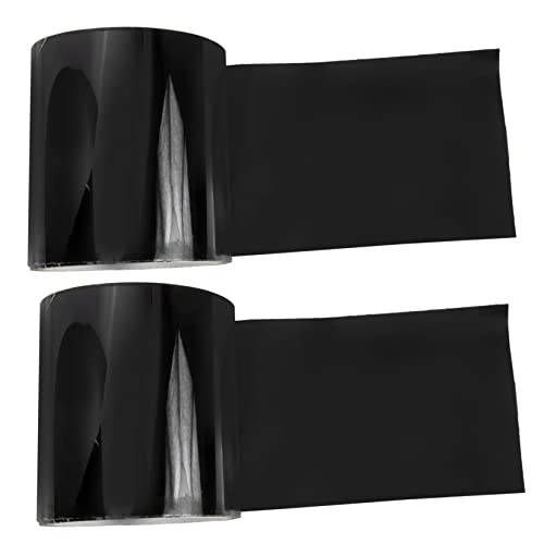 JEWEDECO 1 Rolle Filmreparaturband Wasserdichtes Klebeband Wasserrohr Gel-nagellack Patchband Abdecken Poly-reparaturband Für Gewächshäuser Polyfilm-folienband Klares Filmband Black Sport von JEWEDECO