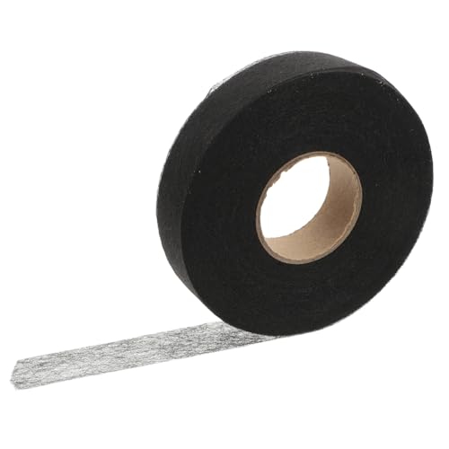 JEWEDECO 1 Rolle Fixierband Für Jeans Schwarze Saumbänder Aus Vliesstoff DIY Bekleidungszubehör Aufbügelbänder Für Den Saum von JEWEDECO