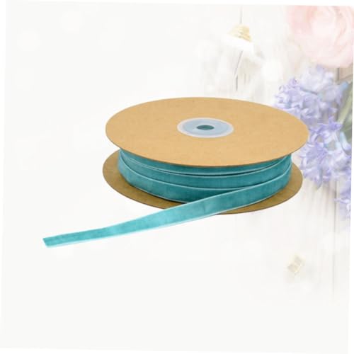 JEWEDECO 1 Rolle Geschenkverpackungsband Hochzeitsdekorationen Rosengirlanden zur Dekoration Schleifenrose Spitzenbesatz Band zum Basteln wohnungseinrichtung home decoration Kragenband Blue von JEWEDECO