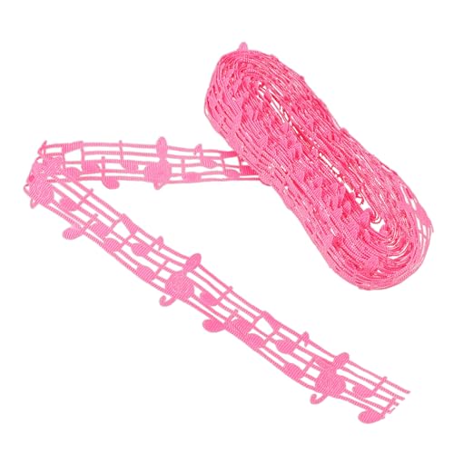 JEWEDECO 1 Rolle Musiknotenband Festival-packgurt Diy Bastelband Geschenkband Präsentieren Party-verpackungsband Band Für Schleifen Band Für Heimgeschenkband Schleifenband Stoff von JEWEDECO