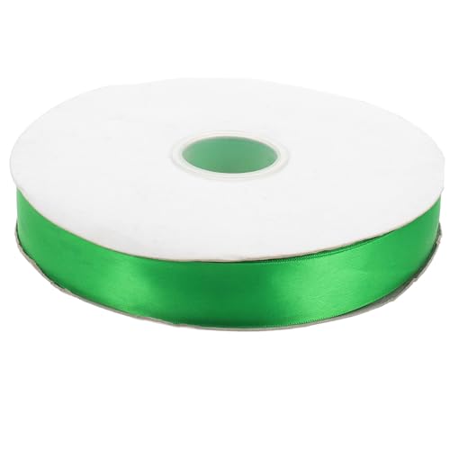 JEWEDECO 1 Rolle grünes Gurtband seidenband ribbon bandfeile Partyband für Dekorationen stitsch DIY-Geschenkband smaragdgrünes Geschenkverpackungszubehör DIY Bastelband Polyester Green von JEWEDECO