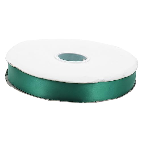 JEWEDECO 1 Rolle grünes Gurtband seidenband ribbon wohnungsdeko weihnachtsdeco weihnatsdeko Nähband Bastelstoffband Wirbelband DIY- basteln dekorative Bänder Polyester Dark Green von JEWEDECO