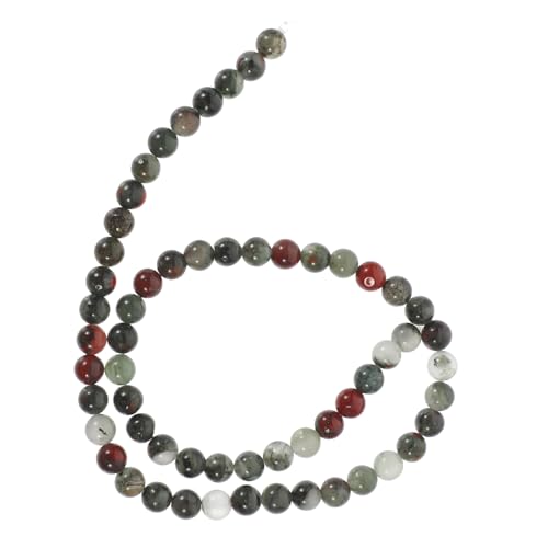 JEWEDECO 1 Saite Afrikanische Blutsteinperlen Lose Perlen basteln DIY-Perlen Perlen aus Naturstein neuartige Steinperlen natursteinperlen gemstone beads DIY-Schmuckzubehör DIY Perlen Masse von JEWEDECO