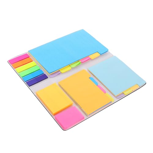 JEWEDECO 1 Stück Papier Haftnotizblock Mit Index Tabs Elektrostatisch Selbstklebend Pastell Farben Ideal Für Notizen To Do Listen Und Erinnerungen Praktischer Notizblock Für Büro Und von JEWEDECO