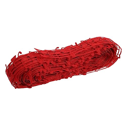 JEWEDECO 10 Musiknotenband Spitzenband nähen bestickte Vorhänge im Vintage-Stil Musikband strechband bandalletes Girlande Spitzenbesatz Paketband Musikalisches Designband Polyester rot von JEWEDECO