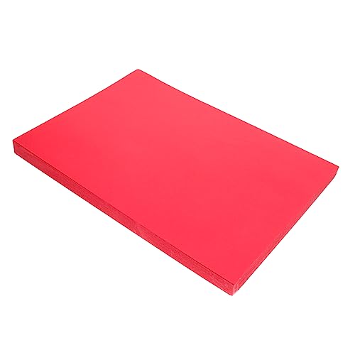 JEWEDECO 100 Blatt Farbiges A4-papier Farbenfrohes Kartonpapier Farbiges Kopierpapier Papier Für Heimwerker Farbiges Papier Selber Machen Druckpapiere Buntes Papier Diy-papiere Rot von JEWEDECO