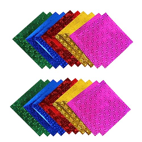 JEWEDECO 100 Stück Origami Papier Bunt Für Kinder Faltpapier Verschiedenen Farben Handgefertigtes Bastelpapier Ideal Für Kreative Bastelprojekte Und Origami Kunst von JEWEDECO