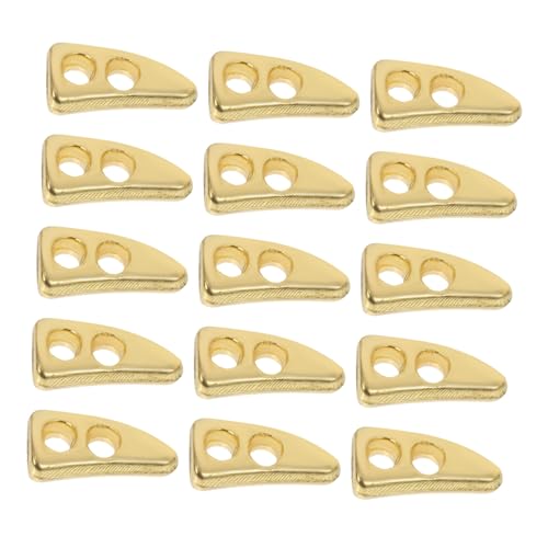 JEWEDECO 100St Hupenknopf Miniknöpfe zum Basteln Knöpfe für Puppenkleider Mini-Puppen Miniaturdekoration puppen kleidung für puppenkleidung DIY-Knöpfe DIY-Mini-Tasten Legierung Golden von JEWEDECO