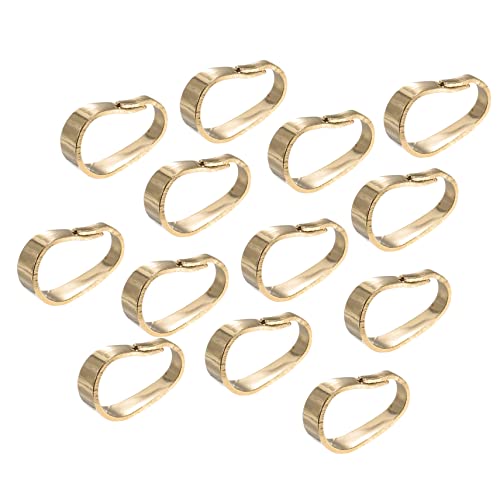 JEWEDECO 100St hängende Schnalle schmuckherstellung zubehör schmuckverbinder Schmuckherstellung Materialien Armbänder Bausätze Schmuck Verschluss Gliederschnalle für DIY Legierung Golden von JEWEDECO