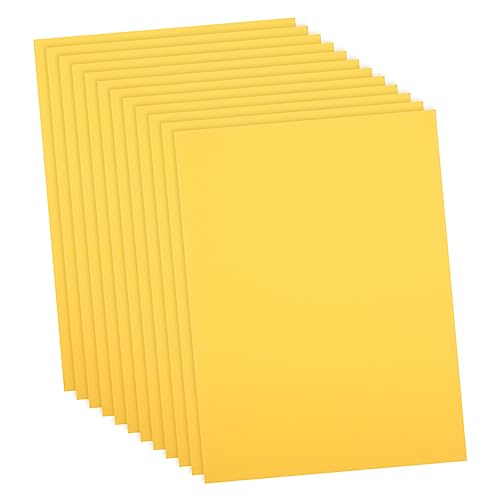 JEWEDECO 100st Doppelseitiges Papier Origami-papiere Falten Diy-bastelpapier Farbiges Pergamentpapier Papier Schneiden Selber Machen Origamipapier Doppelseitig Bunte Diy Faltpapiere Yellow von JEWEDECO