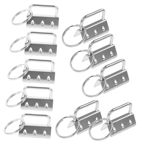 JEWEDECO 10st Schwanzclip Aus Metallgewebe Taschenherstellung Schwanzclips Schlüsselanhänger Armband-kettenanhänger Befestigungsverschluss Taschenzubehör Selber Machen Armbandanhänger von JEWEDECO