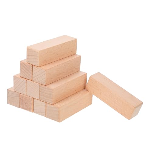 JEWEDECO 11 Teiliges Set Aus Natürlichen Holzblöcken Zum Schnitzen Holzwerkzeug Für DIY Projekte Ideal Für Holzhandwerk Und Kreative Bastelarbeiten Maße von JEWEDECO