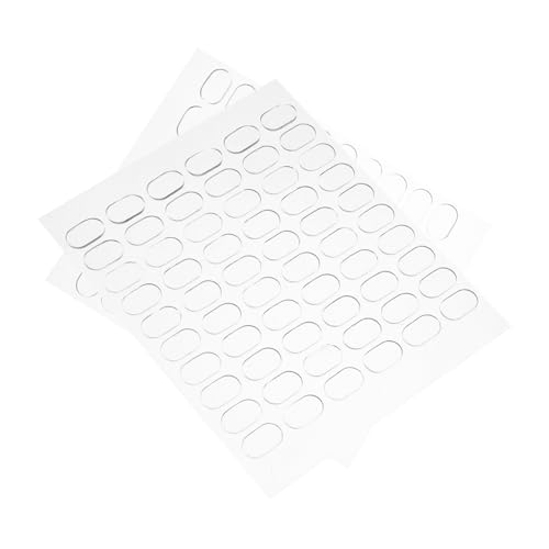 JEWEDECO 120 Stück Transparente Folie Doppelseitiges Klebeband Luftballons Bastelklebeband Abnehmbare Klebepunkte Runde Klebebandpunkte Bastelklebepunkte Party Basteln Klebrige von JEWEDECO