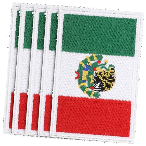 JEWEDECO 15 Stk Gestickter Stoffaufnäher Aufnäher mit Nationalflaggen Flecken Flicken aufnähen bestickt stickerpappier stickrahmen DIY-Patches Nationalflagge zum Aufbügeln Polyesterfaden von JEWEDECO