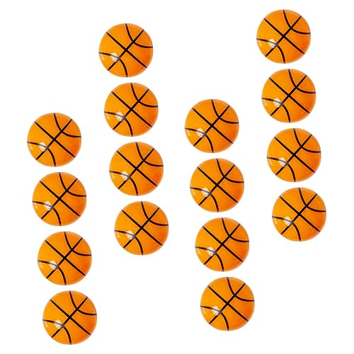 JEWEDECO 16st Bleistiftspitzer Mini-basketballball Spielzeugwerkzeuge Kinder Buntstifte Anspitzer Produkt Kinderbasketball Basketball-bleistifte Mini-basketbälle Schärfer Orange Metall von JEWEDECO