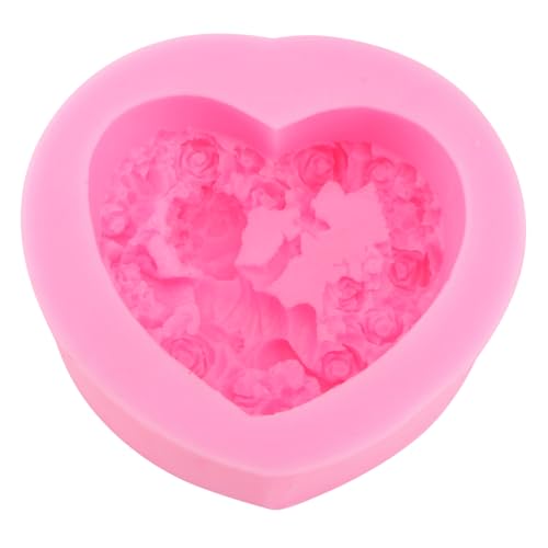 JEWEDECO 1Pc Herzform Kuchenform Praktisches Backwerkzeug Für Fondant Schokolade Und Seifen Perfekt Für Valentinstag Und Kreative Dekorationen von JEWEDECO