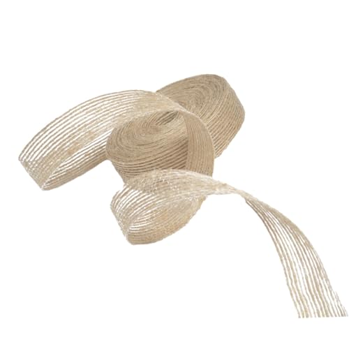 JEWEDECO 1Stk Zutaten für DIY-Schmuck Verpackungszubehör Kranzband selber machen Blumenverpackungsband Hochzeitsband hochzeitsbänder hochzeitsdeko Band für dekoratives Band Jute von JEWEDECO