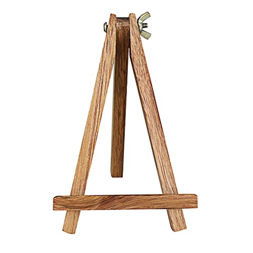 JEWEDECO 1stk Stativ Aus Holz Mini-staffelei Tischhalterständer Verstellbarer Telefonständer Desktop-staffelei Verstellbare Staffelei Handyhalter Für Den Tisch Verstellbarer Halter Hölzern von JEWEDECO