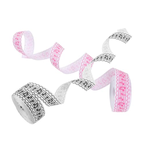 JEWEDECO 2 Rollen Schneidbares Bastelband seidenband ribbon bandalette festival bänder doppelt Fleck Paketband für den täglichen Gebrauch Geschenkband für den täglichen Gebrauch Polyester von JEWEDECO