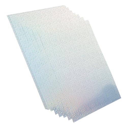 JEWEDECO 20 Blatt Holografisches Druckpapier, Aufkleber, Druckerpapier, Aufkleber, Etiketten Für Drucker, Aufkleber, Papier, Aufkleber, Etiketten, Druckerpapier, Etikettenpapier, von JEWEDECO