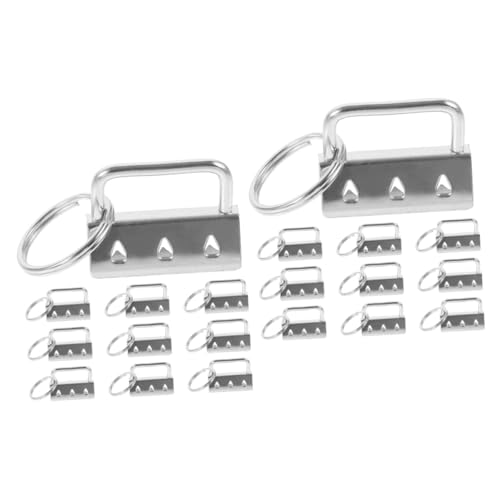 JEWEDECO 20 Stk Schwanzclip Aus Metallgewebe Armbandclip Schlüsselanhänger Armband Schlüsselanhänger-hardware Armband-schlüsselanhänger Schnallen Für Handtaschen Selber Machen Bundclips von JEWEDECO