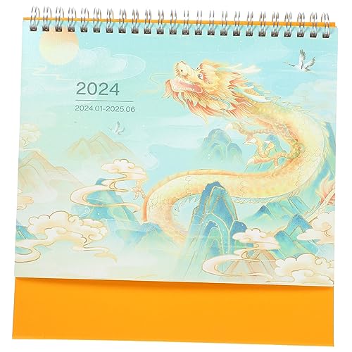 JEWEDECO 2022 Schreibtisch Desktop-Kalender 2024 Standkalender 2024 Staffelei-Kalender 2024 Tischkalender büroartikel Monatskalender für den täglichen Gebrauch Tisch-Stehkalender Papier von JEWEDECO