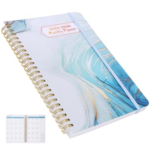 JEWEDECO 2024–2026 Kalender-spiral-notizblock-tagebuch Planertasche Multifunktionaler Akademischer Planer Tragbarer Planer-notizblock Tragbare Planerbücher Tragbarer Planer-organizer ， von JEWEDECO