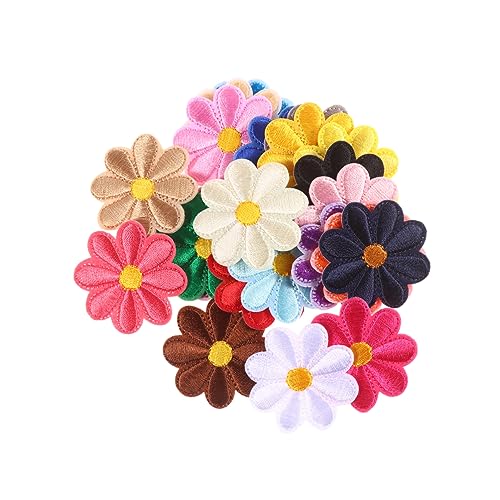 JEWEDECO 22st Aufnäher Kleiderflicken Aufnähen Hemdkleider Besticktes Blumenkleid Hosen Dekorative Patches Blumenkleider Hemdblusenkleider Applikationen Selber Nähen Blumenapplikationen von JEWEDECO