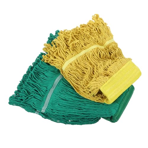 JEWEDECO 2St Tiger-Clip-Mopptuch putzhelfer fliesenleger Reinigungshelfer Schnelltrocknend Wischmopp Austausch Eimer Nachfüllungen Power-Mop-Pads Ö Wischpads Mopp nachfüllen Baumwollgarn von JEWEDECO