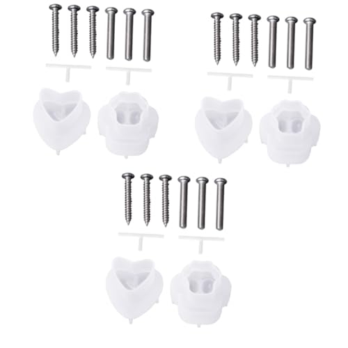 JEWEDECO 3 Sets Griff Silikonform DIY Schubladengriffe Form De Resina Epoxica Schranktürknöpfe Türgriffform Türknaufform Möbelknöpfe Schränke Griffe Türgriff von JEWEDECO