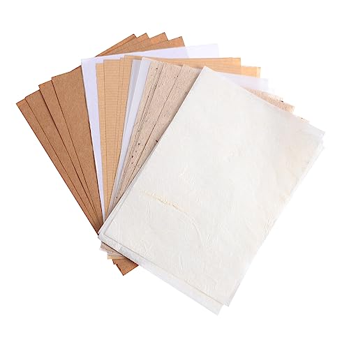 JEWEDECO 30 Stück Handgemachtes Material Papier Antikes Scrapbook Papier Handdekor Scrapbooking Bastelpapier Dekoratives Scrapbook Papier Basteln Scrapbook Papier Antikes von JEWEDECO