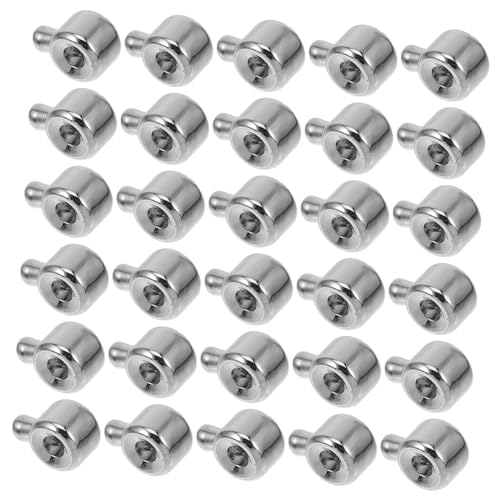 JEWEDECO 30 Stück Stopper Quetschperlen, Crimps Zur Schmuckherstellung, Quetschperlen Abdeckungen, Perlen, Charms, Schmuckherstellungszubehör, Perlen Für Schmuck, Basteln, Perlen Zum von JEWEDECO