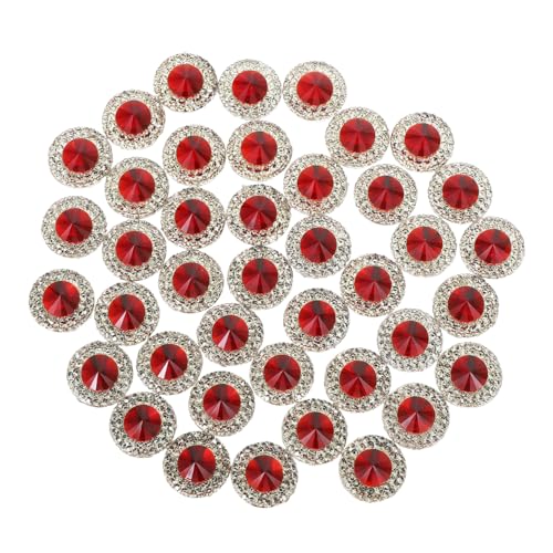 JEWEDECO 40 Stück Glänzende Rote Rhinestones für Diy Resin Flatback Schmucksteine für Haarschmuck Bekleidungsdekoration und Bastelprojekte JEWEDECO 40 Stück Glänzende Rote Rhinestones für Diy Resin Flatback Schmucksteine für Haarschmuck Bekleidungsdekoration und Bastelprojekte von JEWEDECO