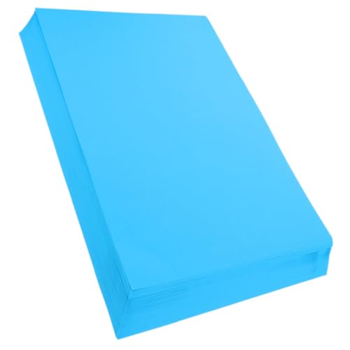 JEWEDECO 50 Blatt Farbiger Karton Malerei Versorgung Malen Von Diy-werkzeugen Origami-materialien Diy-material Diy Liefert Malmaterial Zubehör Für Diy-projekte Fotografie-kit Blue Papier von JEWEDECO