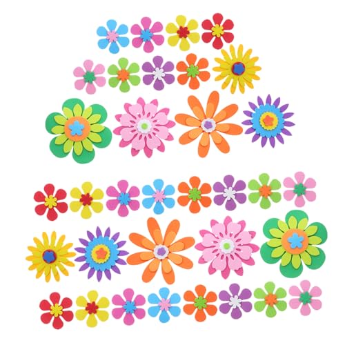 JEWEDECO 6 Aus Papier Geschnittene Dekorative Wandaufkleber DIY Ausschnitte Papierblumen Ausschnitte Ausschnitte Bastelblumen Geformte Stanzlinge Boho Ausschnitte von JEWEDECO