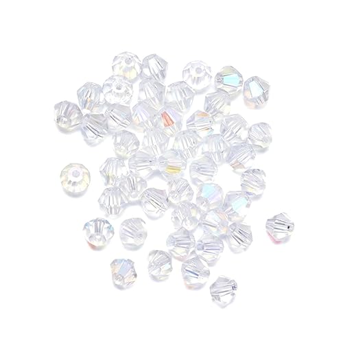 JEWEDECO 720 Stück 4 Mm Transparente Kristallperlen Für Schmuckherstellung Glitzernde Diamanten DIY Handwerkszubehör Acrylsteine Streudeko Für Bastelarbeiten von JEWEDECO