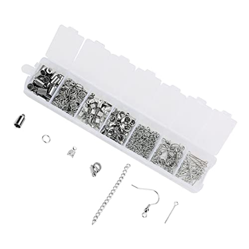 JEWEDECO 770 Stück DIY Schmuckherstellung Set Offene Schleifen Karabinerverschlüsse Pferdeschwanz Clips Ohrhaken Pins Inkl von JEWEDECO